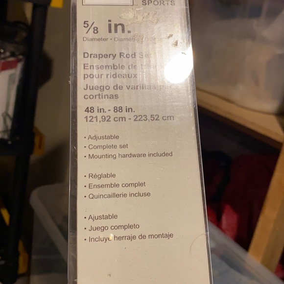 Style selections Other Sports Theme Adjustable Curtain Rods